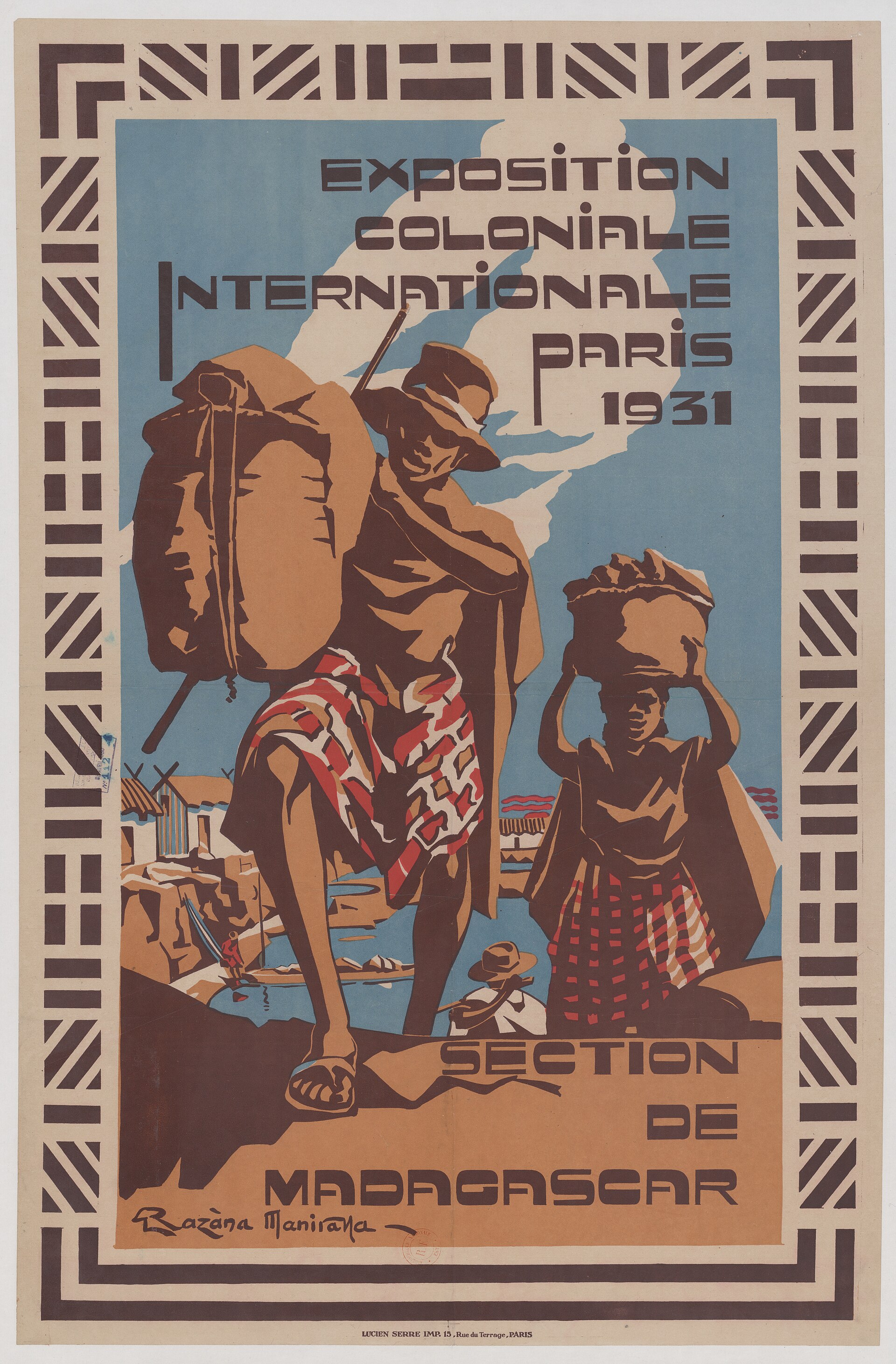 Affiche de l'Exposition coloniale internationale de 1931 à Paris.